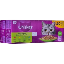 Whiskas Alutasakos Halas-Húsos Válogatás Macskák Részére 40 X 85 G (DLKWHSKAM0008) macskaeledel