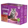  Whiskas Junior klasszikus krémes tasakos eledel válogatás kölyök macskák számára 12 x 85 g