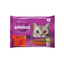 Whiskas szószos klasszikus válogatás 4 x 85g macskaeledel