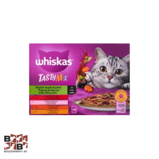  Whiskas Tasty Mix alutasakos macska eledel 4 féle ízben 12 x 85g macskaeledel