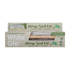 White Glo Hemp Seed Oil fogkrém fogkrém 150 g + fogkefe 1 db + fogközkefe 8 db uniszex fogkrém