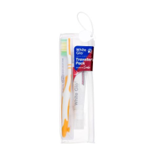 White Glo Professional Choice Traveler's Pack fogkrém fogkrém 24 g + fogkefe 1 db + fogközkefe 8 db uniszex fogkrém
