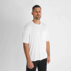  White Lined Oversized Tee - bő fazonú póló - Méret: XL