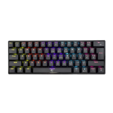 WHITE SHARK GK-2022B Shinobi Blue Switches Mechanical 60% Gaming Keyboard Black HUN billentyűzet