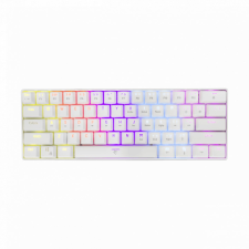 WHITE SHARK GK-2022W Shinobi Red Switches Mechanical 60% Gaming Keyboard White US billentyűzet