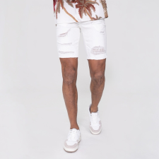 White Skinny Short férfi rövidnadrág