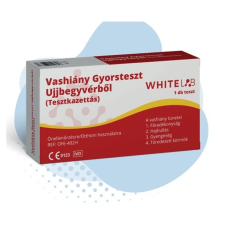 WhiteLAB Vashiány Gyorsteszt Ujjbegyvérből - WhiteLAB 1 db gyógyászati segédeszköz