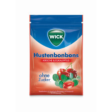 Wick cseresznye és eukaliptusz ízű torokcukorka cukormentes 72 g vitamin és táplálékkiegészítő
