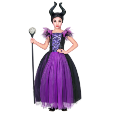 Widmann Demóna jelmez fejdísszel - 140 cm (70247) jelmez