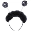 Widmann Jelmez kiegészítő: Fekete flitteres fejdísz