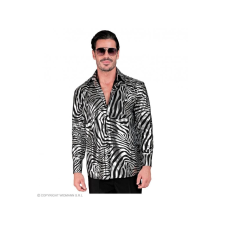 Widmann Party ing zebra mintás férfi jelmez L/XL-es méretben jelmez