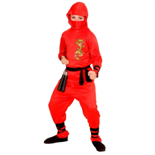 Widmann Piros sárkány ninja jelmez, 158 cm jelmez