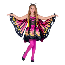 Widmann Rózsaszín pillangó jelmez szárnyakkal - 116 cm jelmez