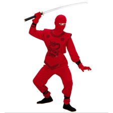 Widmann Vörös sárkány ninja jelmez - 140 cm-es méret (74537) (74537) jelmez