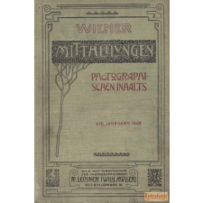 Wiener Mitteilungen photographischen Inhalts 1908. antikvárium - használt könyv