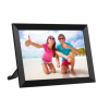  WIFI digitális képkeret, 10,1 hüvelykes, érintőképernyő 800X1020 HD IPS, Frameo alkalmazás, microSD, fotók/videó, hangszóró, fekete, 32 GB