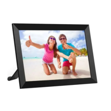  WIFI digitális képkeret, 10,1 hüvelykes, érintőképernyő 800X1020 HD IPS, Frameo alkalmazás, microSD, fotók/videó, hangszóró, fekete, 32 GB digitális képkeret