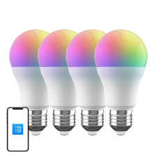 wifi vezérelt rgb led izzók - 4 darabos csomag izzó
