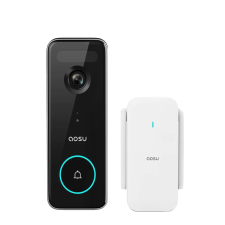  WiFi videó ajtócsengő, 5MP Ultra HD képalkotás, intelligens mozgásérzékelés, kétirányú audio, csengő