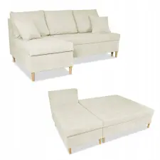  Wigo Sarokkanapé Ágy Funkcióval Family Furniture Bézs Velúr bútor