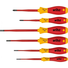 Wiha 35389 SoftFinish electric slimFix csavarhúzó készlet Lapos Phillips 6 részes kézi eszköz