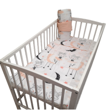 Wikids 3 részes ágyneműgarnitura - Balerina Fehér/Barack babaágynemű, babapléd