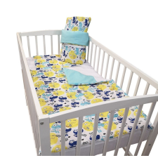 Wikids 3 részes ágyneműgarnitura - Színes krokodilos babaágynemű, babapléd