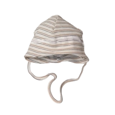 Wikids Babasapka 36-os - Drapp csíkos babasapka, sál