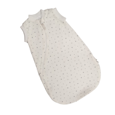 Wikids dupla pamut hálózsák - Krém/Szürke apró csillagos 62-68 hálózsák, pizsama