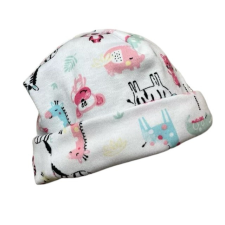Wikids Pamut Babasapka - Pasztell Rózsaszín Szafari 36-os babasapka, sál