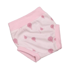 Wikids pamut pelus nadrág - Rózsaszín Léggömbös - 68 babanadrág