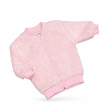 Wikids Wellsoft Cipzáros kocsikabát Zoo - Rózsaszín - 62 babakabát, overál, bundazsák