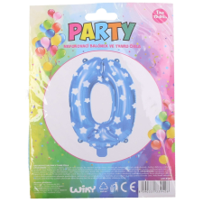 Wiky Lufi csillagokkal kék színben szám:0 party kellék
