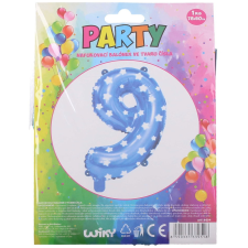 Wiky Lufi csillagokkal kék színben szám:9 party kellék