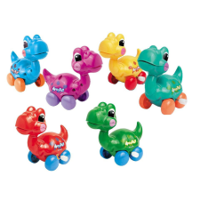 Wiky Naťahovací dinosaurus na kolieskach 10cm játékfigura