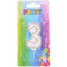 Wiky Tortagyertya Arany szám.2 party kellék