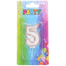 Wiky Tortagyertya Arany szám 5 party kellék