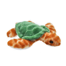 Wild Republic Ecokins teknős plüss játék, 20 cm, zöld plüssfigura