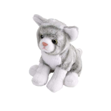 Wild Republic plüss játék, csíkos cica, szürke 13 cm plüssfigura
