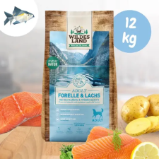 Wildes Land - Száraztáp pisztránggal, lazaccal és burgonyával kutyáknak - 12 kg kutyaeledel