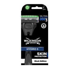 Wilkinson Hydro3 Black férfi borotva készülék + 1 betét (UWKM06) eldobható borotva