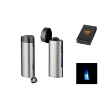 WinJet elektromos szúrólángos szivargyújtó beépített 7mm-es szivarfúróval - antracit színű öngyújtó