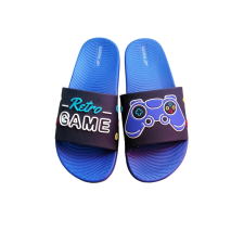 Wink Retro Game feliratú fiú papucs gyerek papucs, mamusz