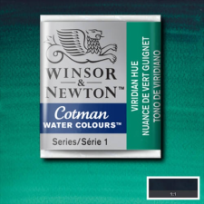 Winsor&Newton Cotman 1/2 szilkés akvarellfesték - 696, viridian hue akvarell