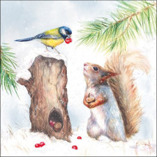 Winter Stock papírszalvéta 33x33cm, 20db-os konyhai eszköz