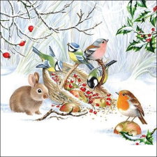 Winter Treat papírszalvéta 33x33cm, 20db-os asztalterítő és szalvéta