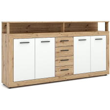 WIP MEB Luna XXL komód, dekor tölgy artisan, fehér bútor