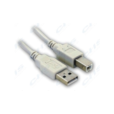 WIRETEK kábel USB Összekötő A-B, 3m, Male/Male (WU4AE-3) kábel és adapter