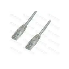 WIRETEK Patch kábel UTP Cat.5E 1m Szürke kábel és adapter