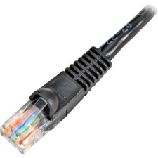 WIRETEK UTP CAT5.E patch kábel 3m fekete (WL021BG-3 BL) (WL021BG-3 BL) kábel és adapter